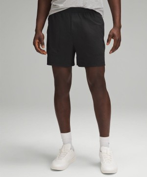 Lululemon Bowline 5" Stretch Ripstop Shorts Herr Svarta Sverige | CURGEK619