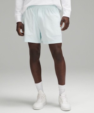 Lululemon Bowline 5" Stretch Ripstop Shorts Herr Blå Sverige | NDAEPQ134