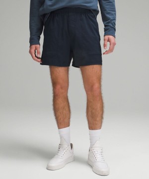 Lululemon Bowline 5" Woven Shorts Herr Marinblå Sverige | WAQTFR716