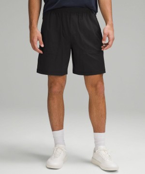 Lululemon Bowline 8" Stretch Ripstop Shorts Herr Svarta Sverige | MVHLUK246