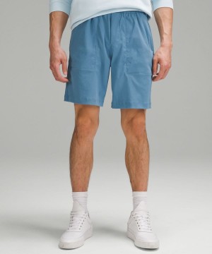 Lululemon Bowline 8" Woven Shorts Herr Blå Sverige | SRMXQE785