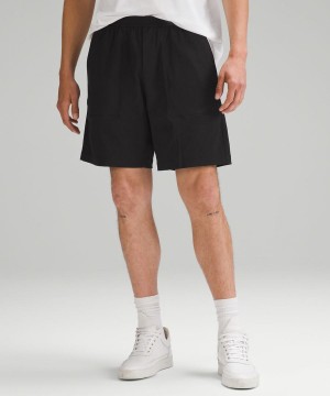 Lululemon Bowline 8" Woven Shorts Herr Svarta Sverige | EJZBUR675
