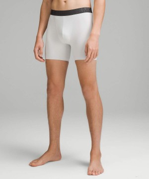 Lululemon Built to Move Boxer 5" Underkläder Herr Vita Sverige | YEQCLV761