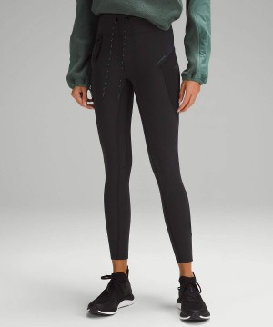 Lululemon Cargo Super-High-Rise 25" Vandring Tights Dam Svarta Sverige | EVDMAU671
