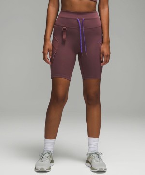 Lululemon Cargo Super-High-Rise 8" Vandring Shorts Dam Lila Sverige | IPOXWY287