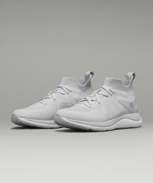 Lululemon Chargefeel 2 Mid Sneakers Dam Vita Silver Sverige | CXKJWU491