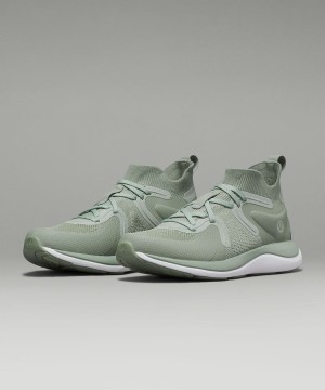 Lululemon Chargefeel 2 Mid Sneakers Dam Ljusolivgröna Vita Sverige | PLDYNA824