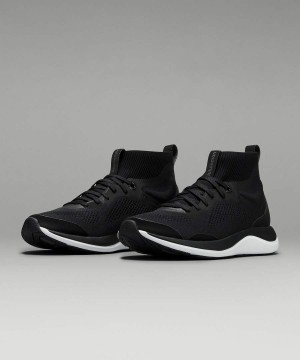 Lululemon Chargefeel Mid Sneakers Dam Svarta Vita Sverige | PEWDST628