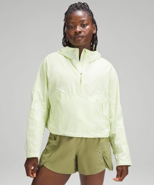 Lululemon Cinch-Back Half-Zip Vandring Pullover Jackor Dam Ljusgröna Sverige | QNWBCA849