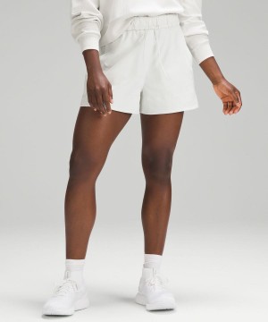 Lululemon Cinchable Midja High-Rise Woven 3.5" Shorts Dam Beige Sverige | HDGCBJ208