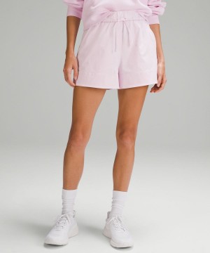 Lululemon Cinchable Midja High-Rise Woven 3.5" Shorts Dam Rosa Sverige | QKWAPU612