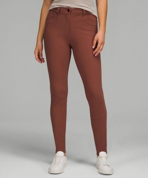 Lululemon City Sleek Slim-Fit 5 Pocket High-Rise Byxor Dam Koppar Koppar Sverige | JSYMGC754