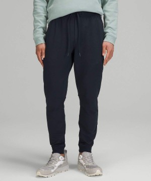 Lululemon City Sweat Höga Joggingbyxor Herr Marinblå Sverige | PKFEJM627