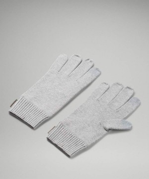 Lululemon Cold Pursuit Knit Handskar Herr Grå Sverige | LVJMKX947