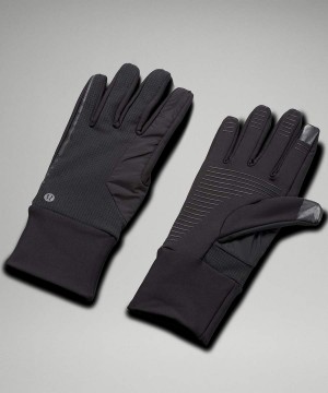 Lululemon Cold Terrain Fodrade Handskar Herr Svarta Sverige | XLUZCE041