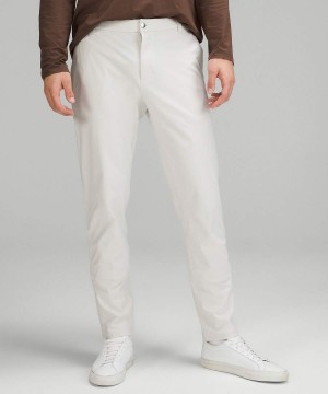 Lululemon Commission Klassiska-Fit 32" Warpstreme Byxor Herr Beige Sverige | XJBVTY265