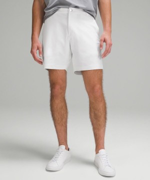 Lululemon Commission Klassiska-Fit 7" Warpstreme Shorts Herr Vita Sverige | DGMKZL472