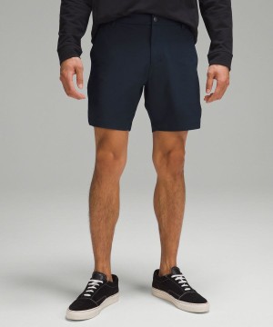 Lululemon Commission Klassiska-Fit 7" Warpstreme Shorts Herr Marinblå Sverige | FZEQCX269