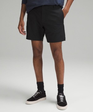 Lululemon Commission Klassiska-Fit 7" Warpstreme Shorts Herr Svarta Sverige | TVRXSF159