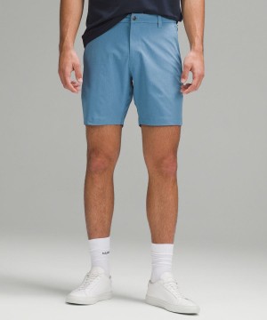 Lululemon Commission Klassiska-Fit 7" WovenAir Shorts Herr Blå Sverige | XPOMAN174