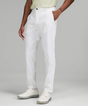 Lululemon Commission Relaxed-Tapered 30" Golf Byxor Herr Vita Sverige | JAFKUL587