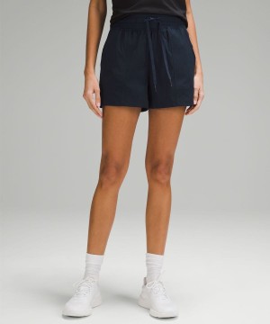 Lululemon Dance Studio 3.5" High-Rise Shorts Dam Marinblå Sverige | WIKZVS937