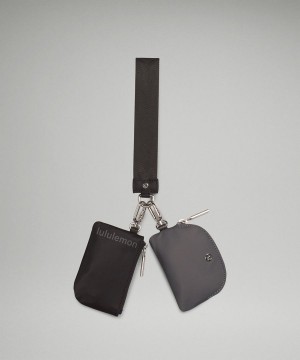 Lululemon Dual Pouch Wristlet Dam Svarta Grå Sverige | KUSBAE796