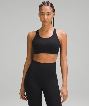 Lululemon Energy Bra High Support, B–DDD Cups Sport BH Dam Svarta Sverige | UVRNKJ389