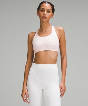 Lululemon Energy Bra Medium Support, B–D Cups Sport BH Dam Ljusröda Sverige | RQGKYM590