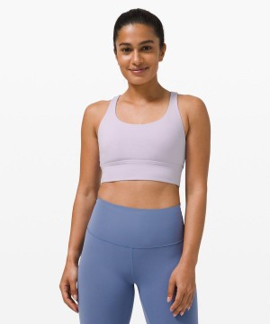 Lululemon Energy Longline Bra Medium Support, B–D Cups Sport BH Dam Lavendel Sverige | UTIPQW743