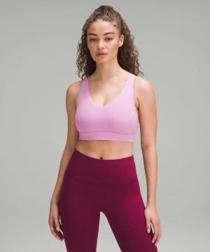 Lululemon Envital Bra Medium Support B/C Cup Sport BH Dam Lila Sverige | XFWLUV204