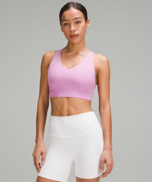 Lululemon Envital Bra Medium Support, D/DD Cup Sport BH Dam Lila Sverige | KQEBLW165