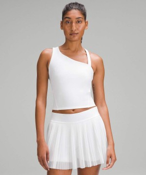 Lululemon Everlux Asymmetrical Tennis Linne Dam Vita Sverige | GBXVAF295