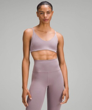 Lululemon Everlux with Mesh Train Bra B/C Cup Sport BH Dam Lila Sverige | XHSTQB759