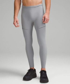 Lululemon Fast and Free 28" Tights Herr Grå Sverige | ZJRDOU468