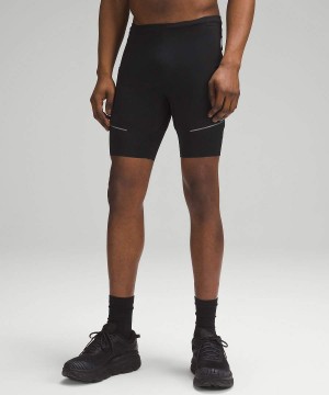 Lululemon Fast and Free 8" Half Shorts Herr Svarta Sverige | LDVQPM450
