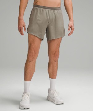 Lululemon Fast and Free Fodrade 6" Shorts Herr Mörkgrå Sverige | CTIOFE154