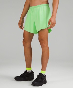 Lululemon Fast and Free Fodrade 6" Shorts Herr Gröna Sverige | BSTHCI051