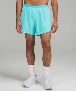 Lululemon Fast and Free Fodrade 6" Shorts Herr Turkos Sverige | XSVMWQ871