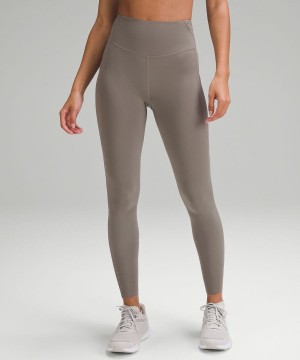 Lululemon Fast and Free High-Rise 25” Pockets Updated Tights Dam Mörkgrå Sverige | JRVQIX138