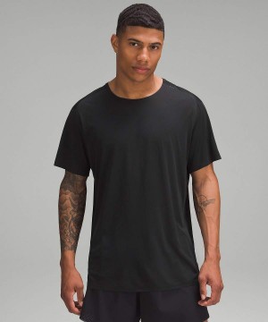 Lululemon Fast and Free Korta-Sleeve T-shirt Herr Svarta Sverige | JEFLBD837