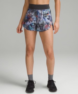 Lululemon Fast and Free Reflective High-Rise Klassiska-Fit 3" Shorts Dam Olika Färger Mörkgrå Sverige | OUNQYP879