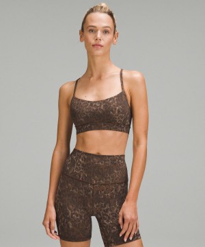 Lululemon Flow Y Bra Nulu Light Support, A–C Cups Sport BH Dam Bruna Olika Färger Sverige | ZUKYXD690