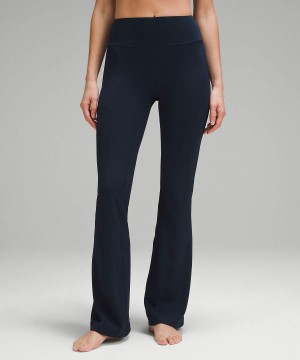 Lululemon Groove High-Rise Flared with Pockets 32.5" Tights Dam Marinblå Sverige | XZQLHK490