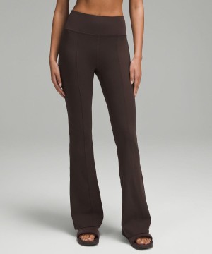 Lululemon Groove High-Rise Flared with Pockets 32.5" Tights Dam Choklad Sverige | YPVOKS492
