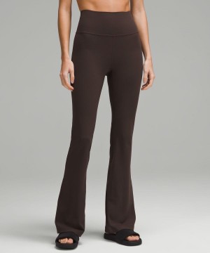 Lululemon Groove Super-High-Rise Flared Nulu Regular Tights Dam Choklad Sverige | FQVGHP162