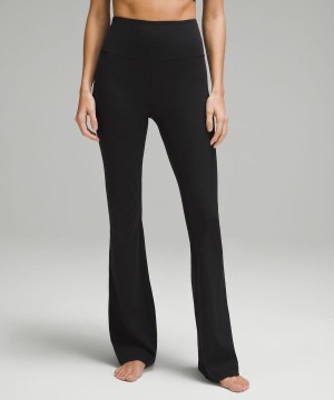 Lululemon Groove Super-High-Rise Flared Nulu Regular Tights Dam Svarta Sverige | JZUWKM581