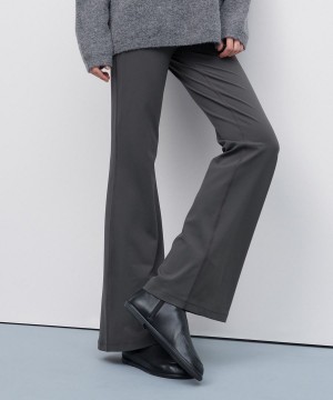 Lululemon Groove Super-High-Rise Flared Nulu Regular Tights Dam Mörkgrå Sverige | SOJUAY869