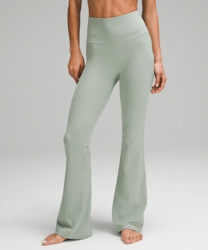 Lululemon Groove Super-High-Rise Flared Nulu Regular Tights Dam Ljusgröna Sverige | DZAUKS357