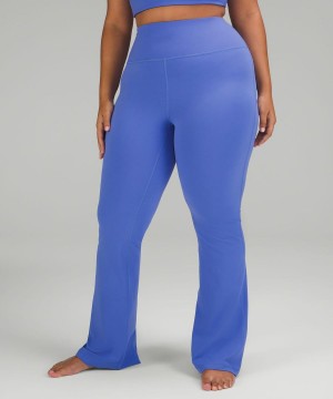 Lululemon Groove Super-High-Rise Flared Nulu Regular Tights Dam Indigo Sverige | TJAEOW978